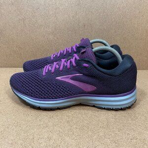Brooks Womens Revel 2 Purple Running Shoes Size 10 Medium Breathable Lightweight